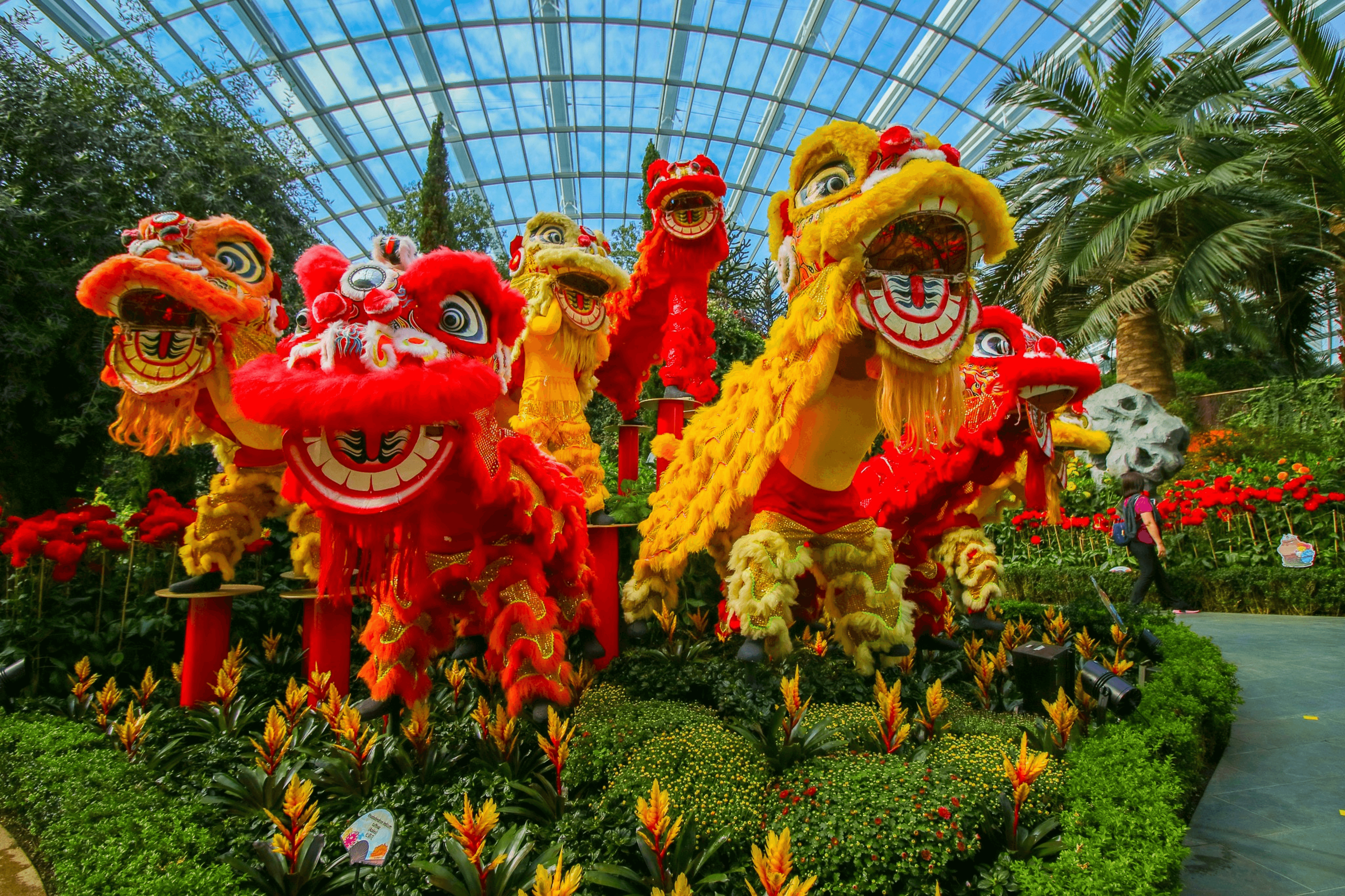 Lion Dance at Gardens by the Bay