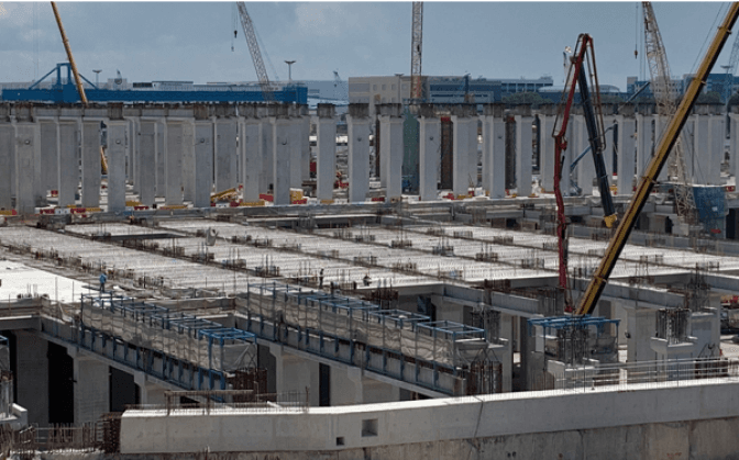 Supply of precast T-Beam, secondary beam and plank for LTA 4-IN-1 Rail and Bus Depot and Reception Tunnels for Thomson-East Coast Line